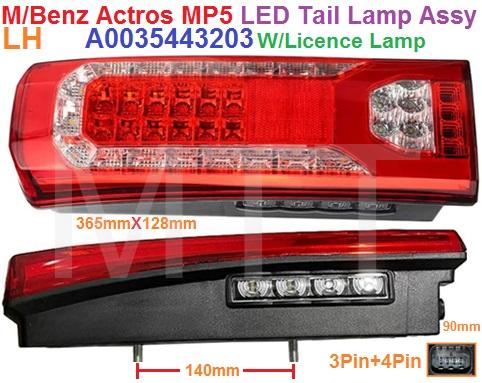 LED Tail Lamp Assy-M/Benz Actros - Image 3