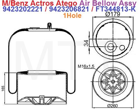 Air Bellow Assy-M/B Actros - Image 7