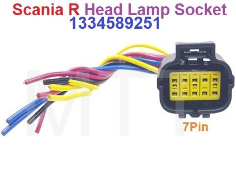 Head Lamp Wire Socket-Scania R Series - Image 2