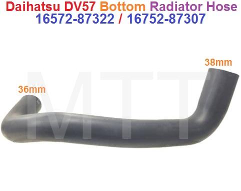 Radiator Hose-Daihatsu DV57 ( Bottom ) - Image 2