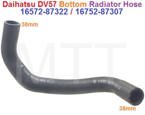 Radiator Hose-Daihatsu DV57 ( Bottom ) - Image 3