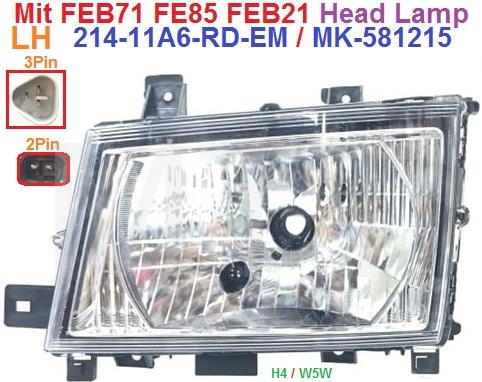 Mit.Canter FEB71 FE85 Head Lamp Assy-Auto - Image 5