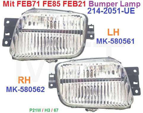 Mit.Canter FEB71 FE85 Bumper Lamp Assy