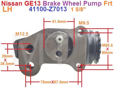 B/Wheel Cylinder-Nissan GE13 ( Frt-Lh ) - Image 3