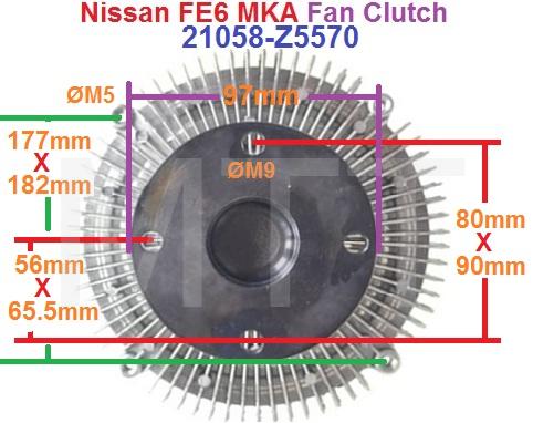 Fan Clutch-Nissan FE6 MKA - Image 3