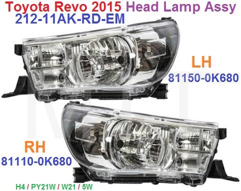 Head Lamp Assy-Toyota Revo 2015