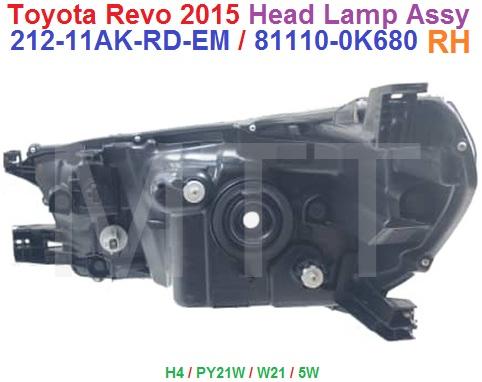 Head Lamp Assy-Toyota Revo 2015 - Image 4