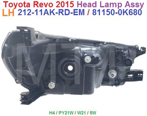 Head Lamp Assy-Toyota Revo 2015 - Image 6