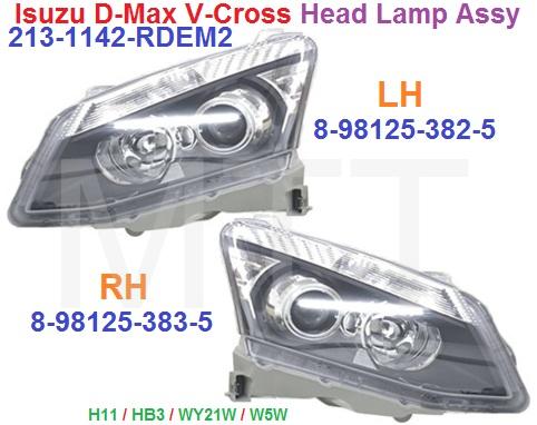 Head Lamp Assy-Isuzu D-Max V-Cross