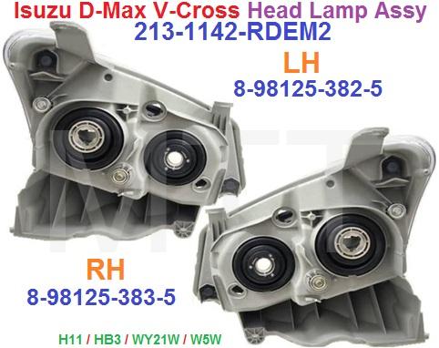 Head Lamp Assy-Isuzu D-Max V-Cross - Image 2