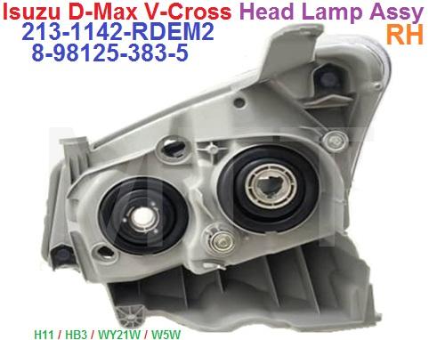 Head Lamp Assy-Isuzu D-Max V-Cross - Image 4