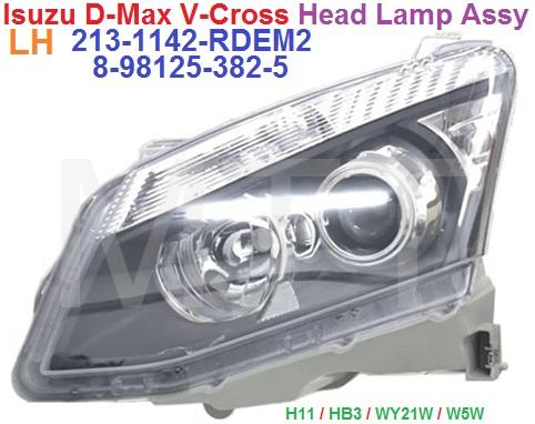 Head Lamp Assy-Isuzu D-Max V-Cross - Image 5