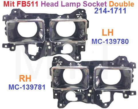 Head Lamp Socket-Mitsubishi Canter FB511