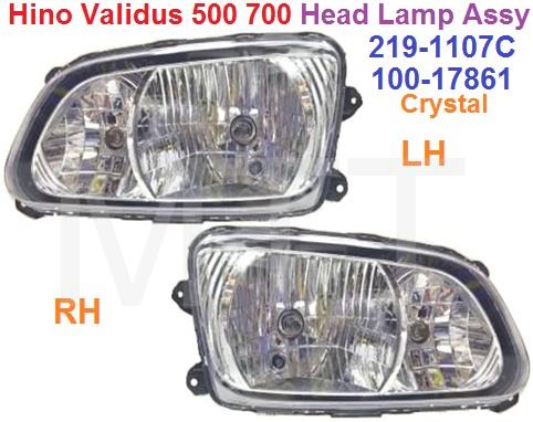 Hino Validus 500 700 Head Lamp Assy