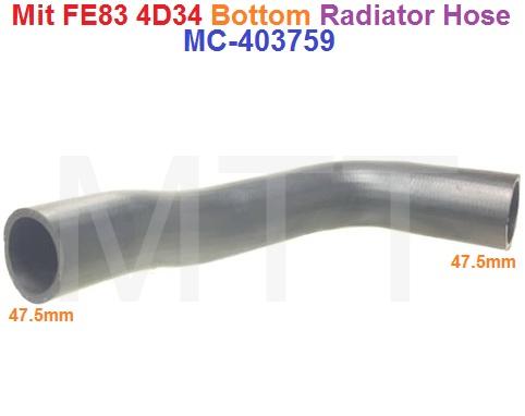 Radiator Hose-Mitsubishi FE83 4D34 ( Btm ) - Image 2