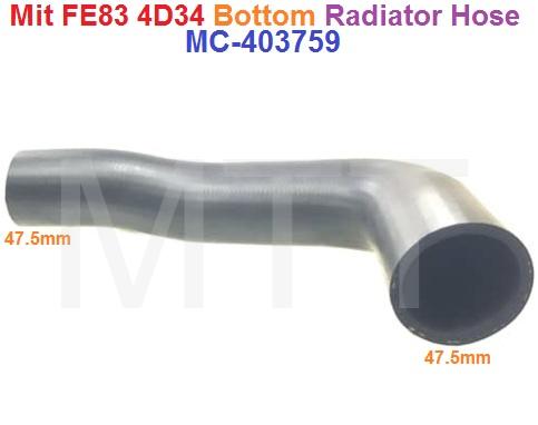 Radiator Hose-Mitsubishi FE83 4D34 ( Btm ) - Image 3