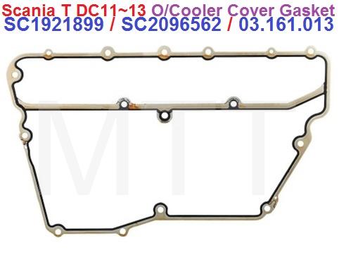 Oil Cooler Cover Gasket-Scania DC11 DC13