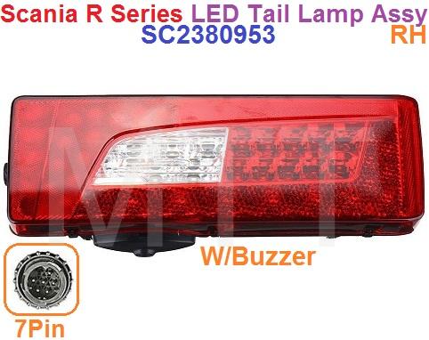 LED Tail Lamp Assy-Scania R & S Series 2022 - Image 2