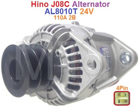 Alternator-Hino J08C