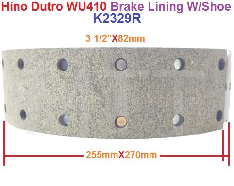 Brake Lining W/Shoe-Hino Dutro