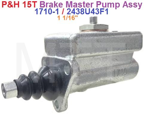 P&H 15T Brake Master Pump-1 1/16″