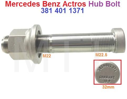 Hub Bolt & Nut-M/Benz Actros - Image 4