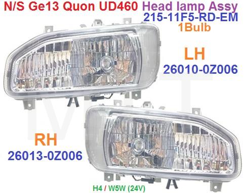 Nissan Quon Head Lamp Assy