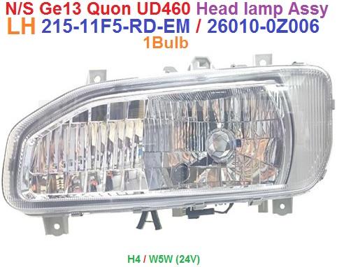 Nissan Quon Head Lamp Assy - Image 3