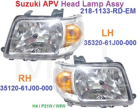 Suzuki APV '04 Head Lamp Assy