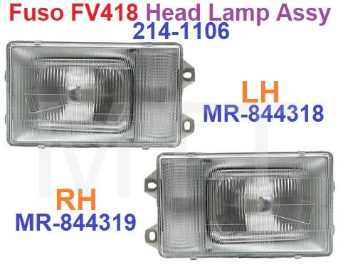 Head Lamp-Fuso 418
