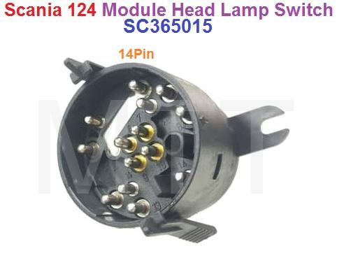 Module Head Lamp Switch-14P-Scania 124 - Image 2