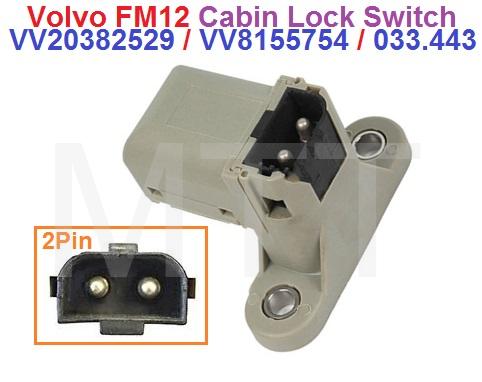 Cabin Lock Switch Sensor-2P-Volvo FM10