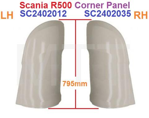 Corner Panel-High-795mm-Scania S