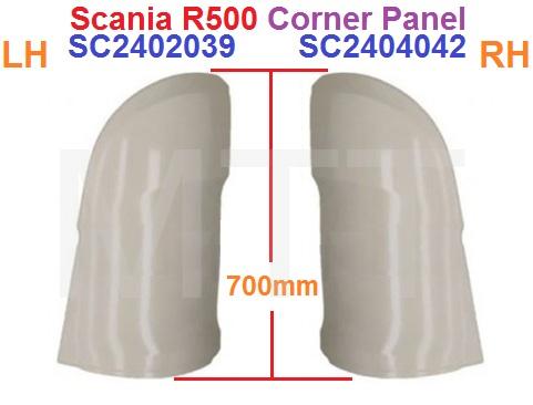 Corner Panel-Low-700mm-Scania S / R500