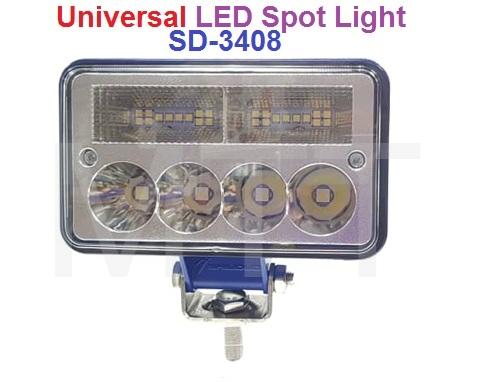 Spot Light ,(4Led Round)+24Led, 12-36V