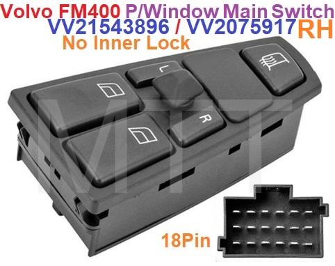 Main W/Switch-No Lock (RH) -Volvo FM400 FM12 V2 - Image 2