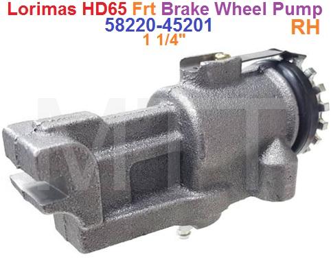 Break Wheel Pump-Front (RH) 1/4"-Hyundai HD65 /LORIMAS - Image 2