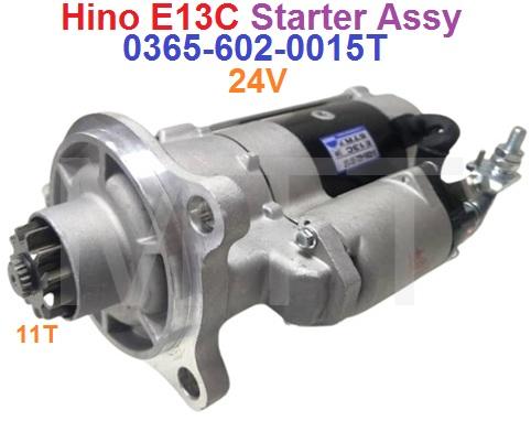 Starter Assy-24V 11T-Hino E13C