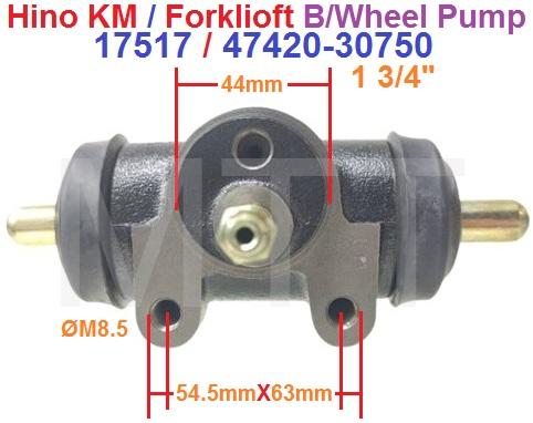 B/Wheel Cylinder-Hino KM Forklift (1 3/4") - Image 4