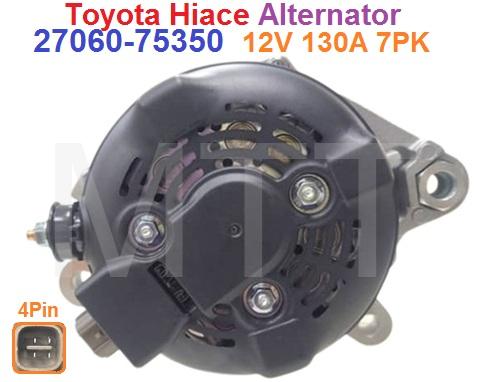 Alternator-12V 130A 4Pin-Toyota Hiace - Image 6