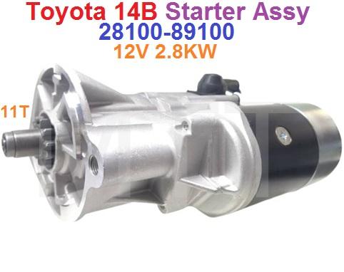 Starter Assy-12V 11T-Toyota 14B