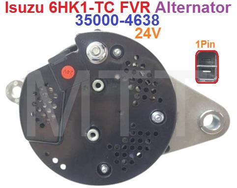 Alternator-24V 50A 1Pin-Isuzu 6HK1-TC FVR - Image 6