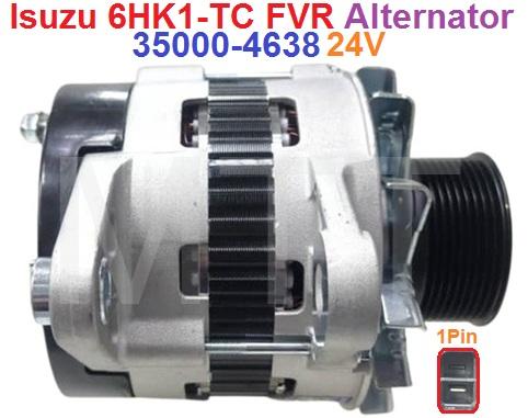 Alternator-24V 50A 1Pin-Isuzu 6HK1-TC FVR - Image 5