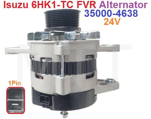 Alternator-24V 50A 1Pin-Isuzu 6HK1-TC FVR - Image 2