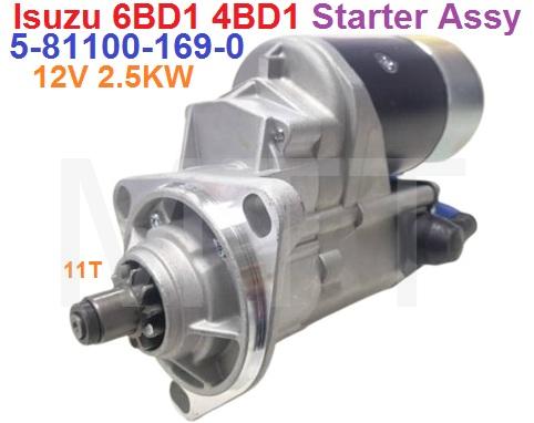 Starter Assy-12V 11T 2.5KW-Isuzu 6BD1 4BD1