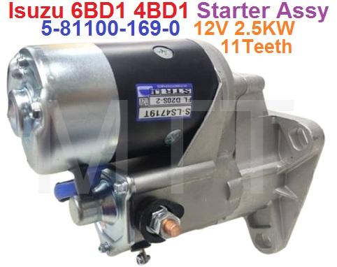 Starter Assy-12V 11T 2.5KW-Isuzu 6BD1 4BD1 - Image 2