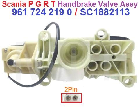Handbrake Valve-Scania P G R T - Image 3