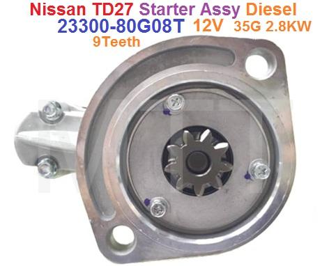 Starter Assy-Nissan TD27 Diesel (12V 9T) - Image 6