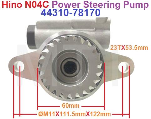 Power Steering Pump-Hino N04C (23T) - Image 4
