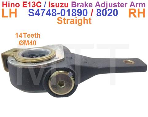 Brake Adjuster Arm-Hino E13C / Isuzu (LH&RH) - Image 3